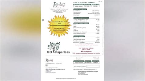 rowlett water bill|my water bill.